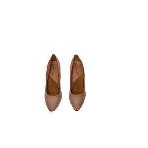 nude dressy pumps